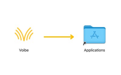 Drag Voibe to Applications
