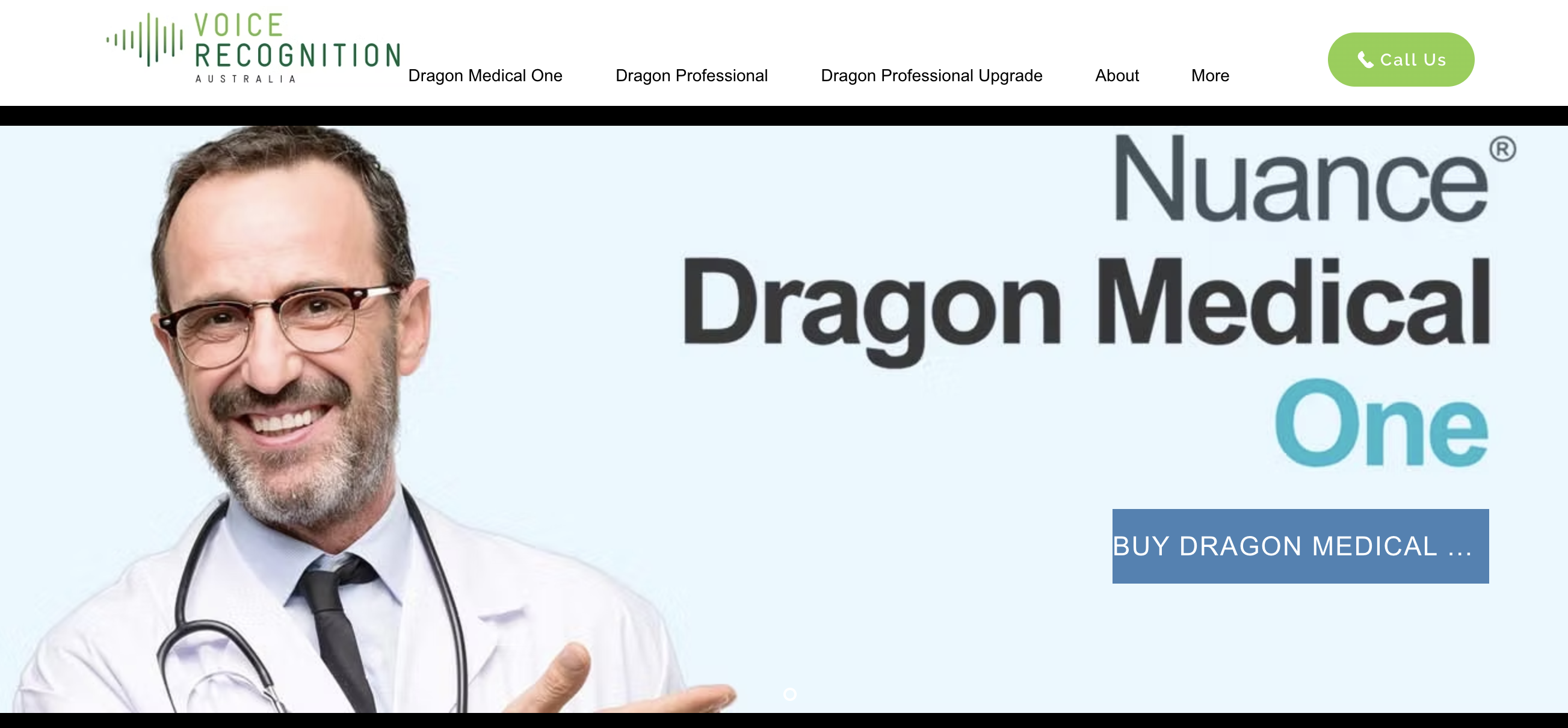 Dragon NaturallySpeaking interface — formerly the standard for medical dictation, now Windows-only